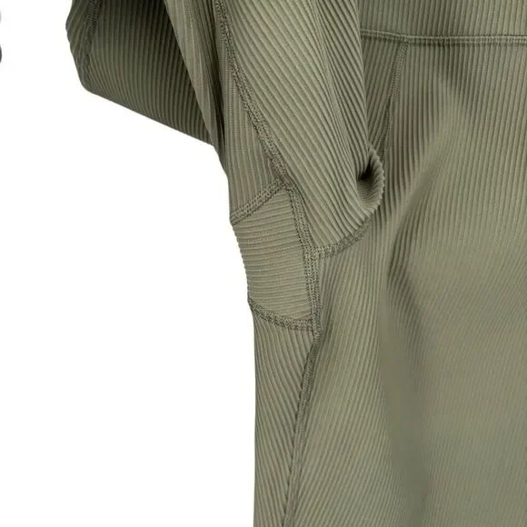 Athleta Elation Rib Crop Flare Pants Green Size 1X - Picture 7 of 9